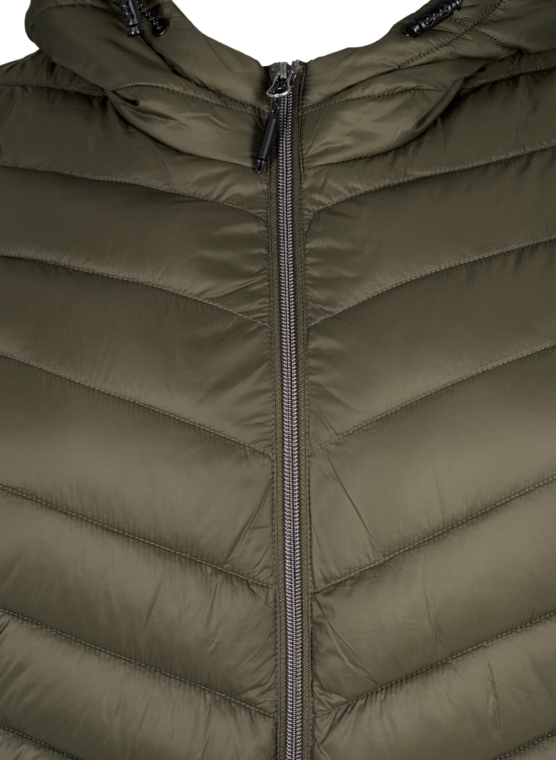 ZizziLichtgewicht jas met capuchon, Groen, Packshot image number 2