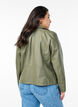 Imitatieleer bikerjack, Groen, Model image number 2