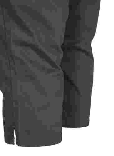 Denim capri broek met klinknagels, Beluga, Packshot image number 3