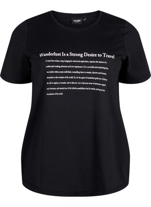 FLASH - T-shirt met motief, Black Wanderlust, Packshot image number 0