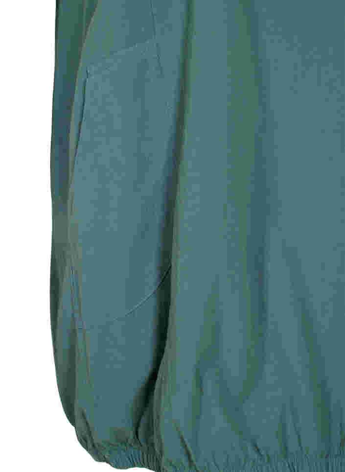 Mouwloze katoenen jurk, Sea Pine, Packshot image number 3