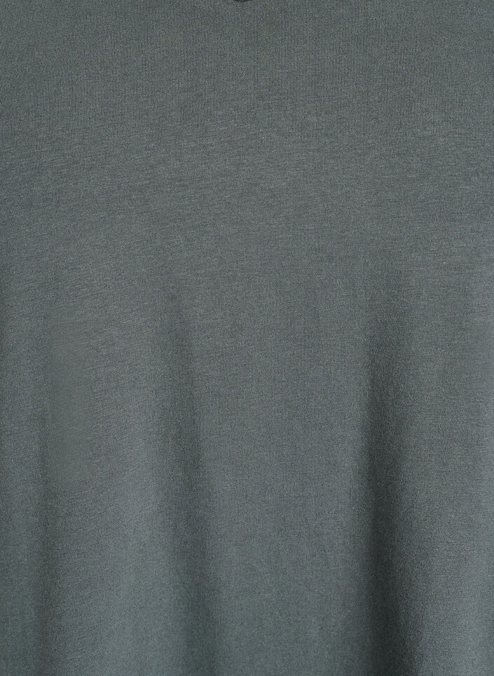 Effen basic katoenen T-shirt, Groen, Packshot image number 2