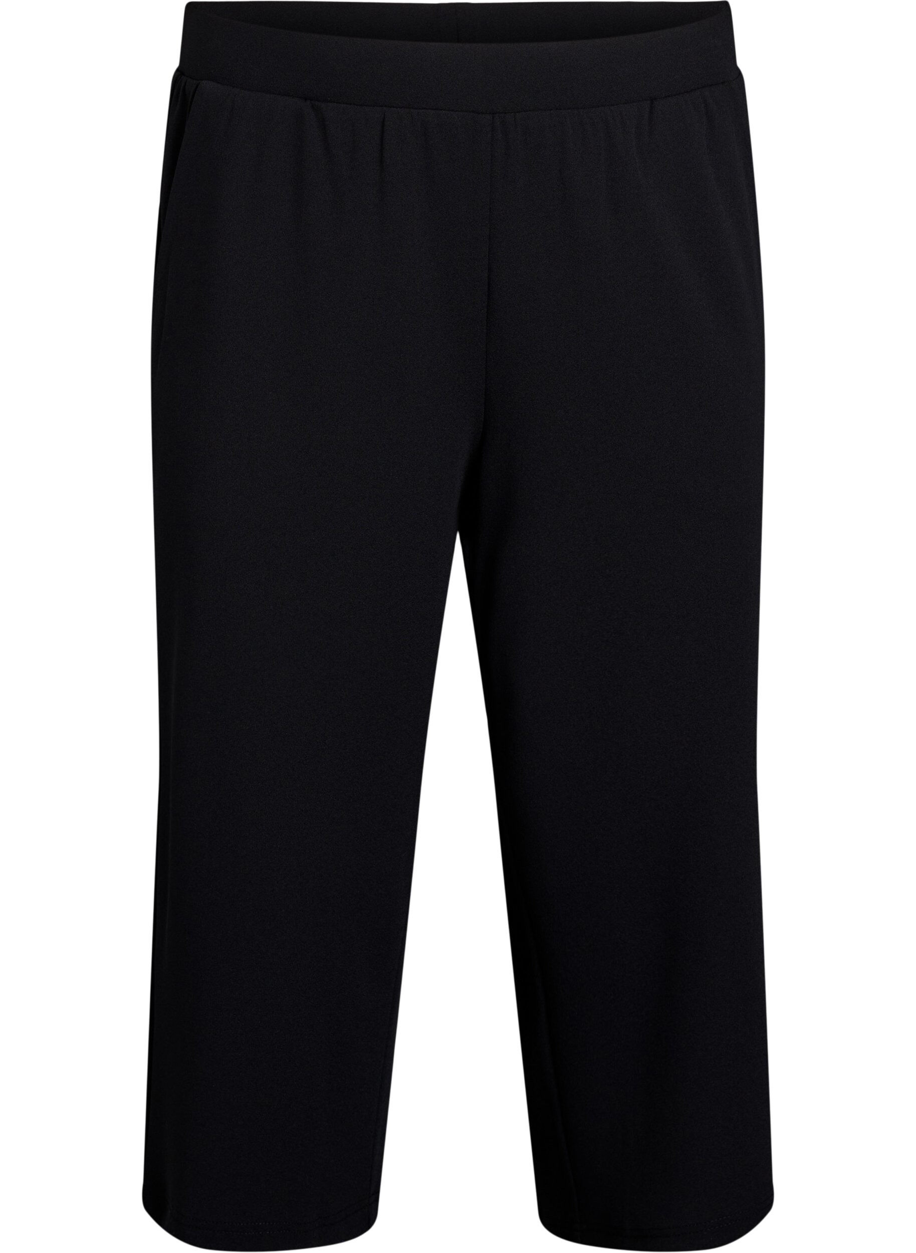 Hoog getailleerde kniebroek met losse pasvorm