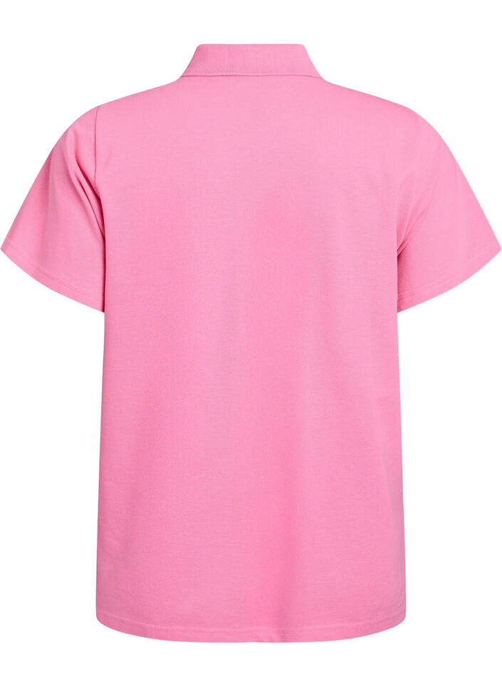 Polo met korte mouwen, Roze, Packshot image number 1