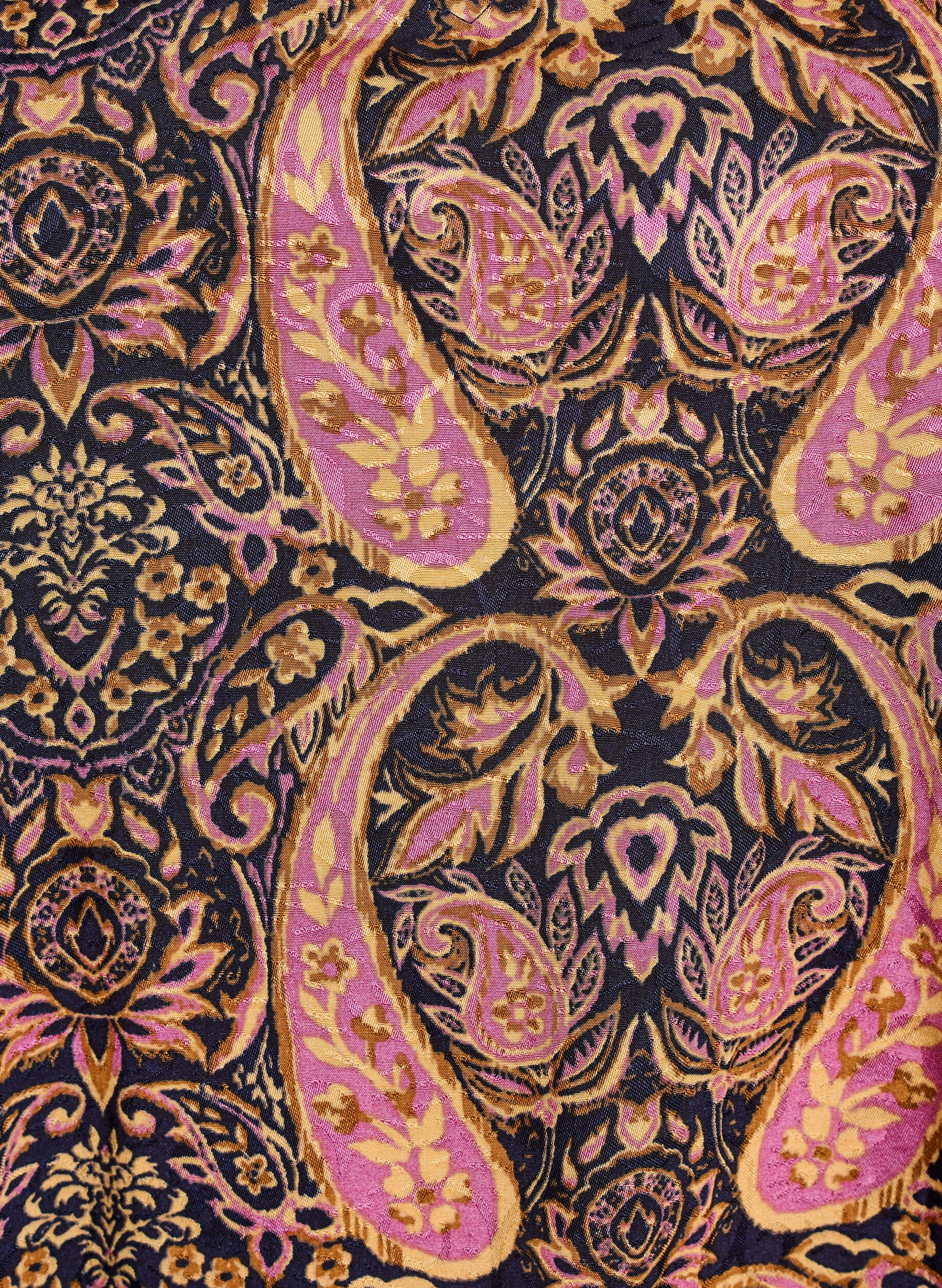 Zizzi Korte A-lijn jurk met paisleyprint, Blauw, Packshot image number 2