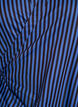 Gestreept shirt met wikkel-effect en een strikceintuur, Blauw, Packshot image number 2