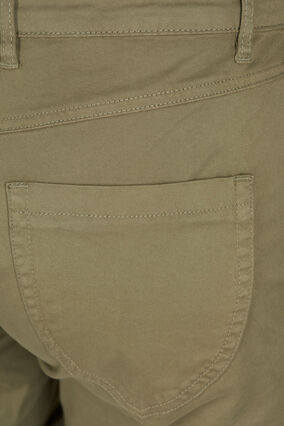 Regular shorts in katoen, Tarmac, Packshot image number 3