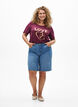 T-shirt met print, Rood, Model image number 1