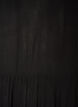 Midi jurk van viscose met ruches mouwen, Zwart, Packshot image number 2
