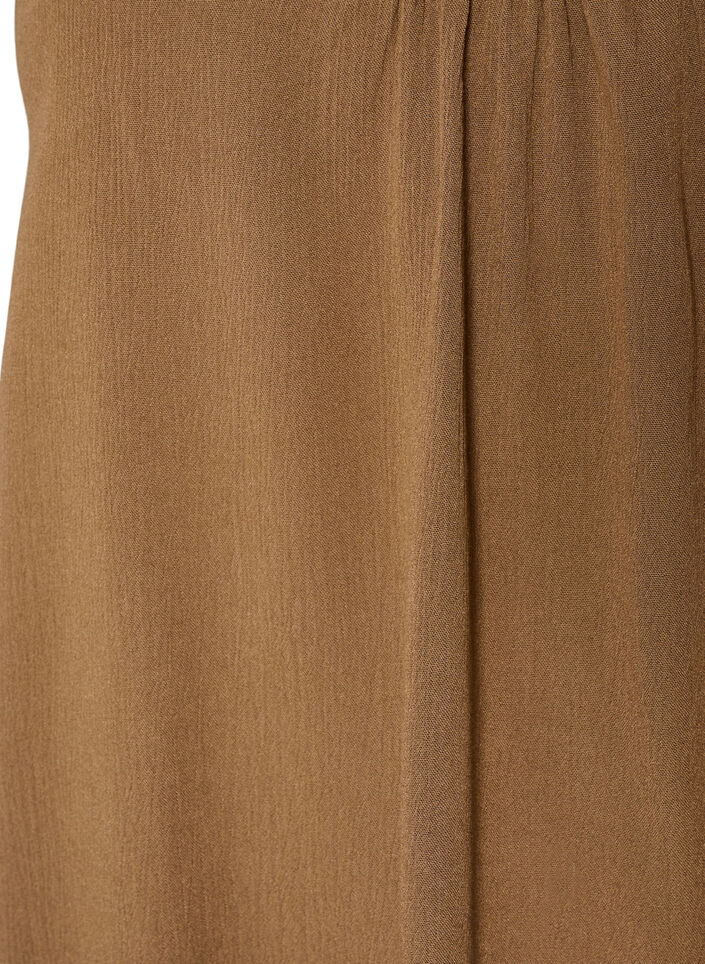 Strap top in viscose, Bruin, Packshot image number 2