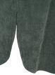Lange corduroy shirt jurk met knopen, Dark Forest, Packshot image number 3