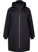 Functionele parka met reflecterende details, Black, Packshot image number 0
