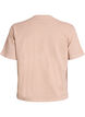 Katoenen T-shirt met print aan de voorkant, Beige, Packshot image number 1