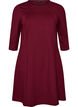 A-vorm jurk met 3/4-mouwen, Rood, Packshot image number 0