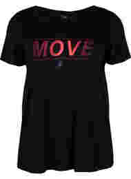 Trainingsshirt met print, Black w. Stripe Move