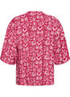 Korte viscose kimono met 3/4 mouwen, Roze, Packshot image number 1