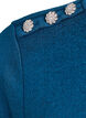 Blouse met decoratieve knopen, Blauw, Packshot image number 2