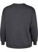 Sweatshirt met ruches en gehaakt detail, Dark Grey, Packshot image number 1