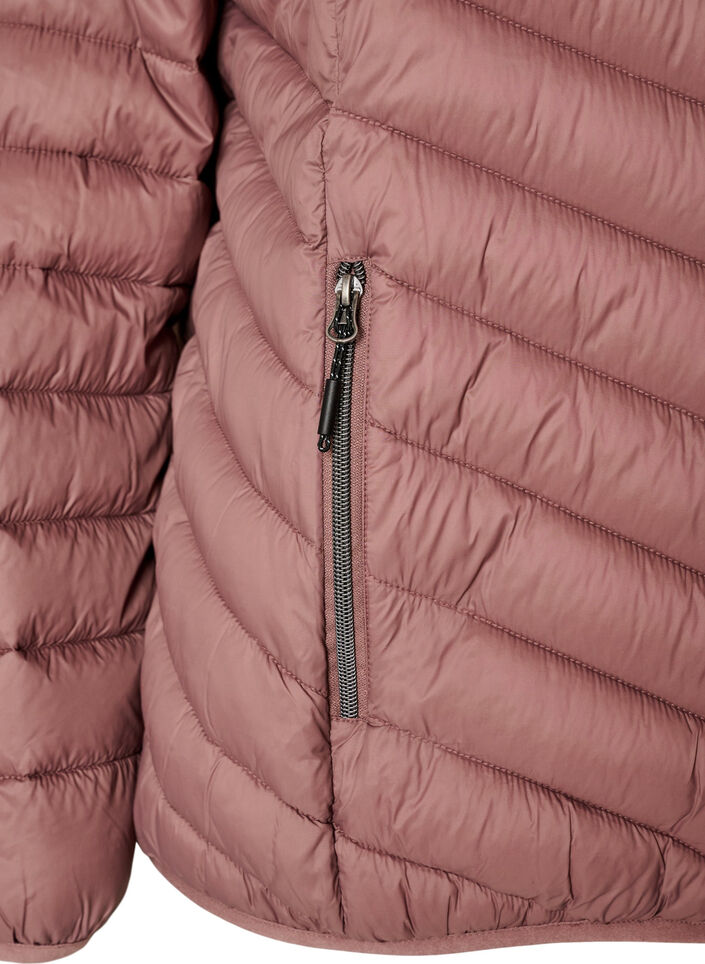 Lichtgewicht jas met capuchon, Roze, Packshot image number 3