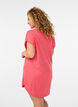 Nachthemd met korte mouwen en tekstprint, Rood, Model image number 2