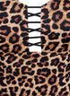 Badpak met dierenprint en stringdetail, Bruin, Packshot image number 2