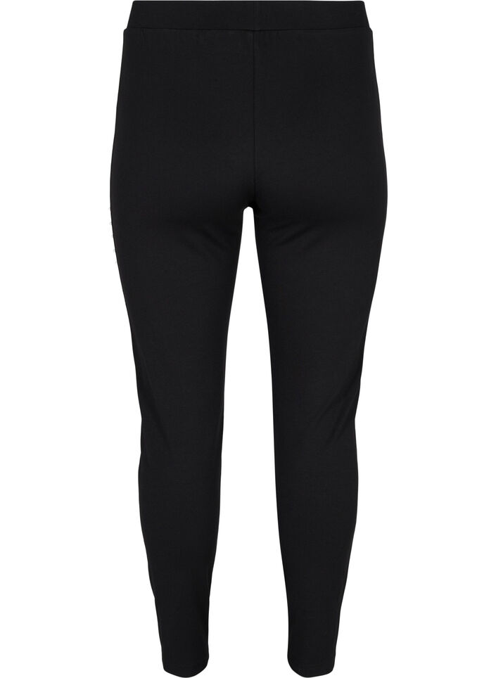 Leggings met parels, Black, Packshot image number 1