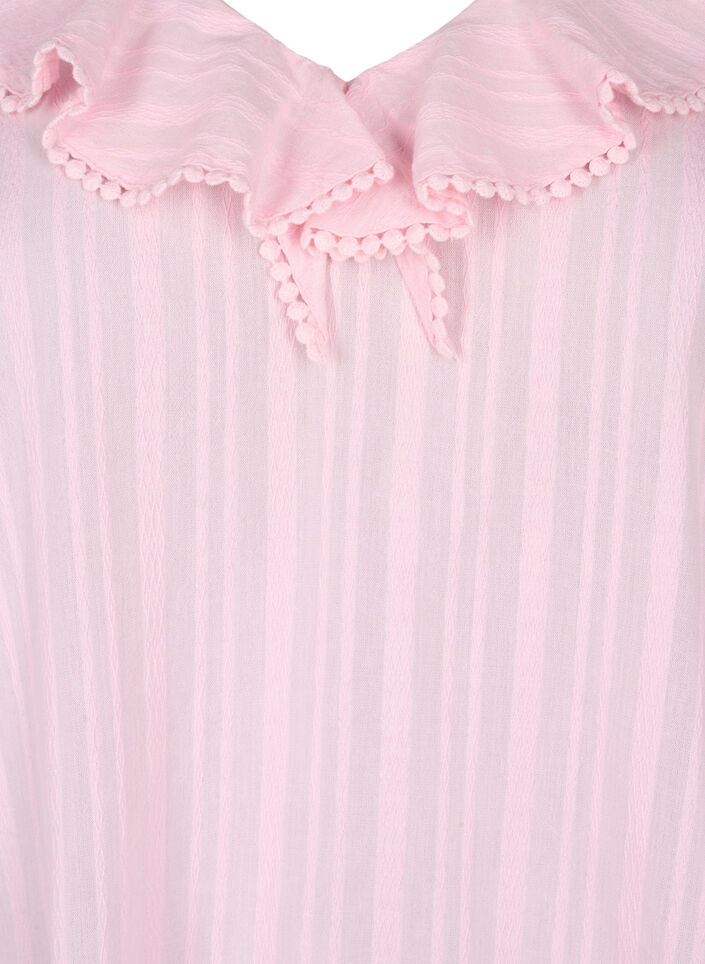 Blouse met 3/4 mouwen en kant, Almond Blossom, Packshot image number 2