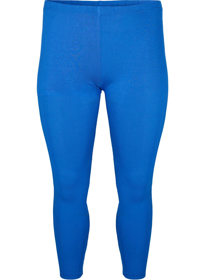 Basic legging in viscose, Blauw, Packshot image number 0