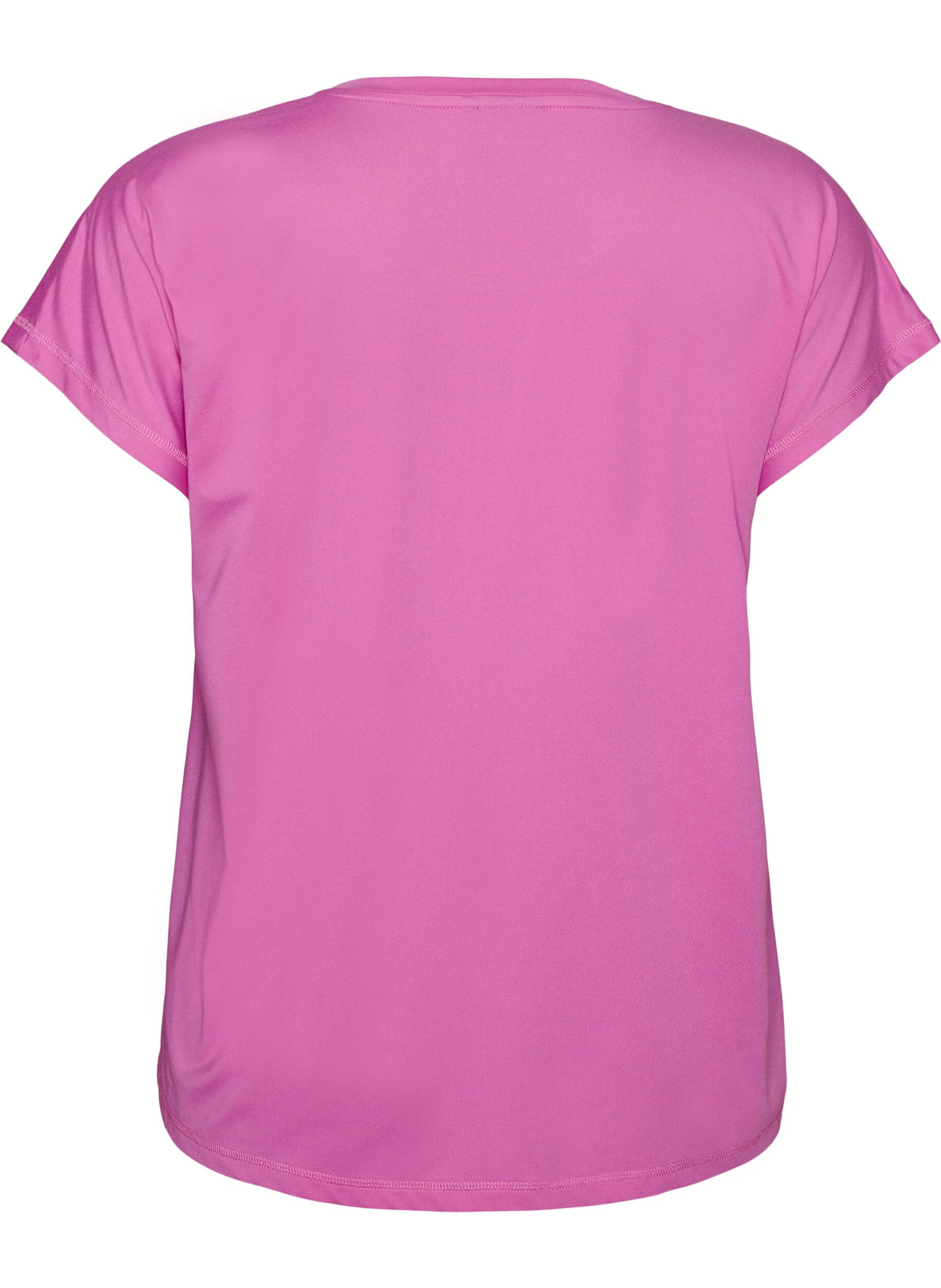 ZizziEffen gekleurd trainingsshirt, Paars, Packshot image number 1