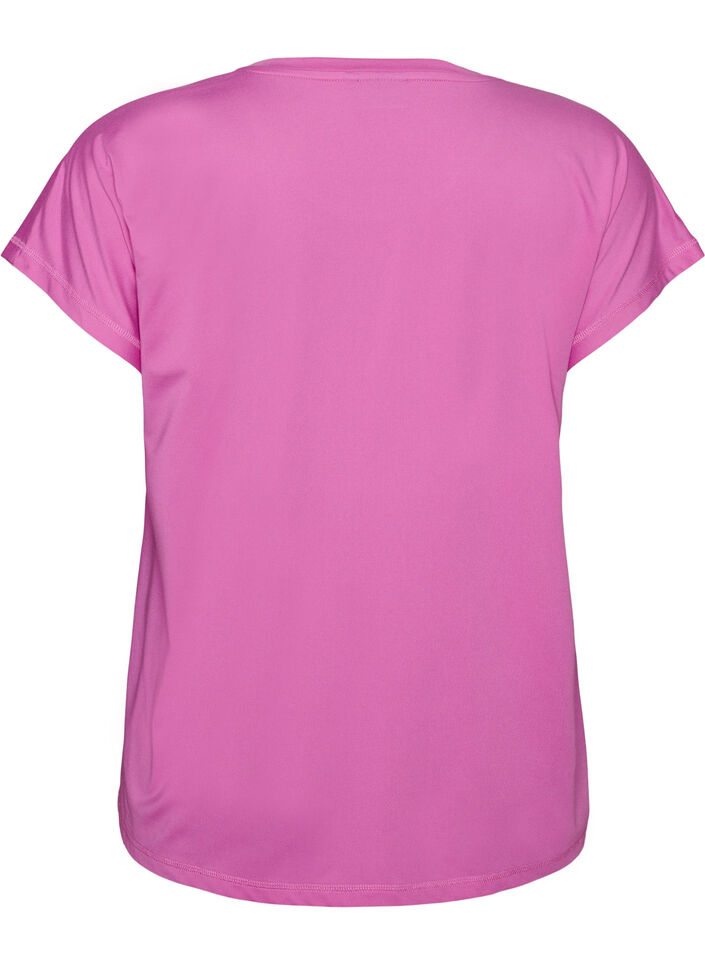Effen gekleurd trainingsshirt, Paars, Packshot image number 1