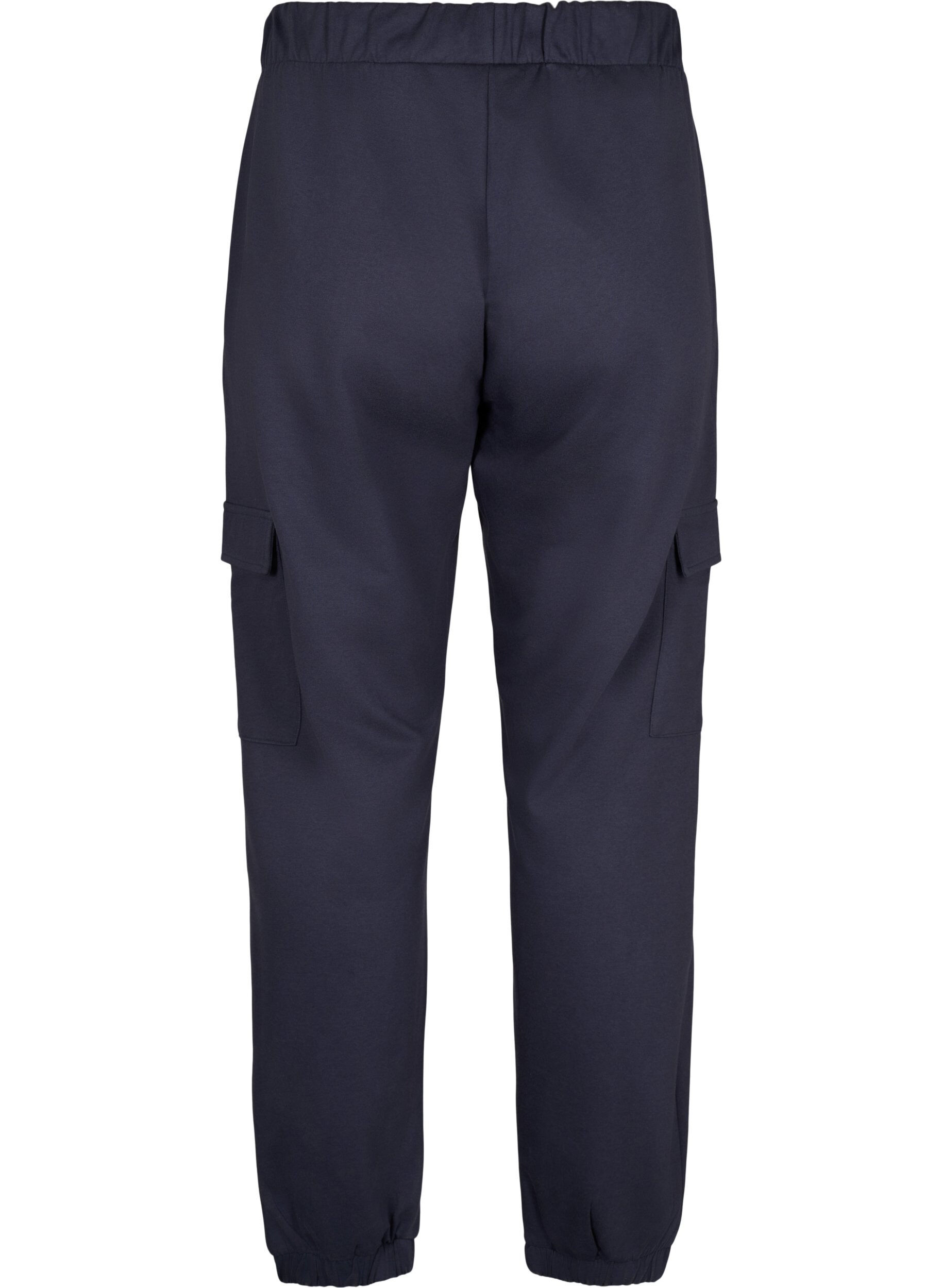 Zizzi Trainingsbroek met cargozakken, Ombre Blue, Packshot image number 1