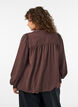 Shirt met ballonvorm en onzichtbare ritssluiting, Bruin, Model image number 2