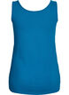 Solide kleur basis top in katoen, Blauw, Packshot image number 1