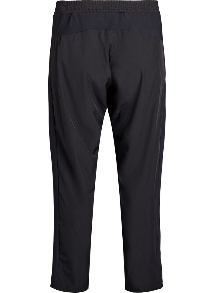 Lichte trainingsbroek met zakken, Zwart, Packshot image number 1