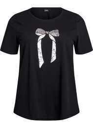 FLASH - T-shirt met print, Zwart