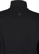 Korte sweatshirt jurk met een col en verstelbare taille, Black, Packshot image number 3