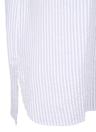 Gestreept overhemd met borstzakken, White/LavenderStripe, Packshot image number 2