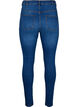 Slim fit jeans met slijtagedetails, Blue Denim, Packshot image number 1