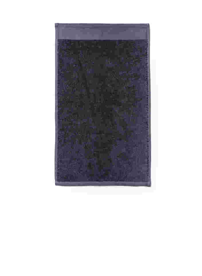 Handdoek in katoenen badstof, Graphite, Packshot image number 1