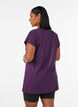 Lang workout T-shirt, Paars, Model image number 2