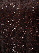 Korte jurk met pailletten in A-lijnvorm, Bruin, Packshot image number 2