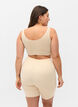 Light shapewear shorts met hoge taille, Beige, Model image number 1