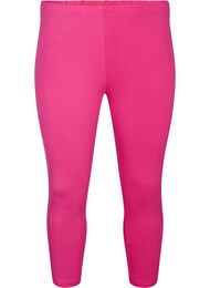 Basic 3/4 legging in viscose, Roze