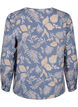 FLASH - Blouse met lange mouwen en print, Delft AOP, Packshot image number 1