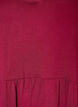 Jerseyjurk met kanten details en een gelaagde rok, Rood, Packshot image number 2