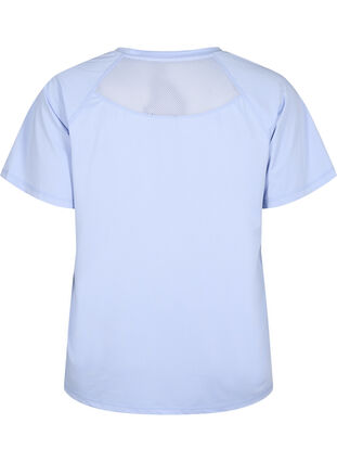 Trainings-T-shirt met achterkant van mesh, Zen Blue, Packshot image number 1