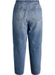 High waist barrel jeans, Blauw, Packshot image number 1