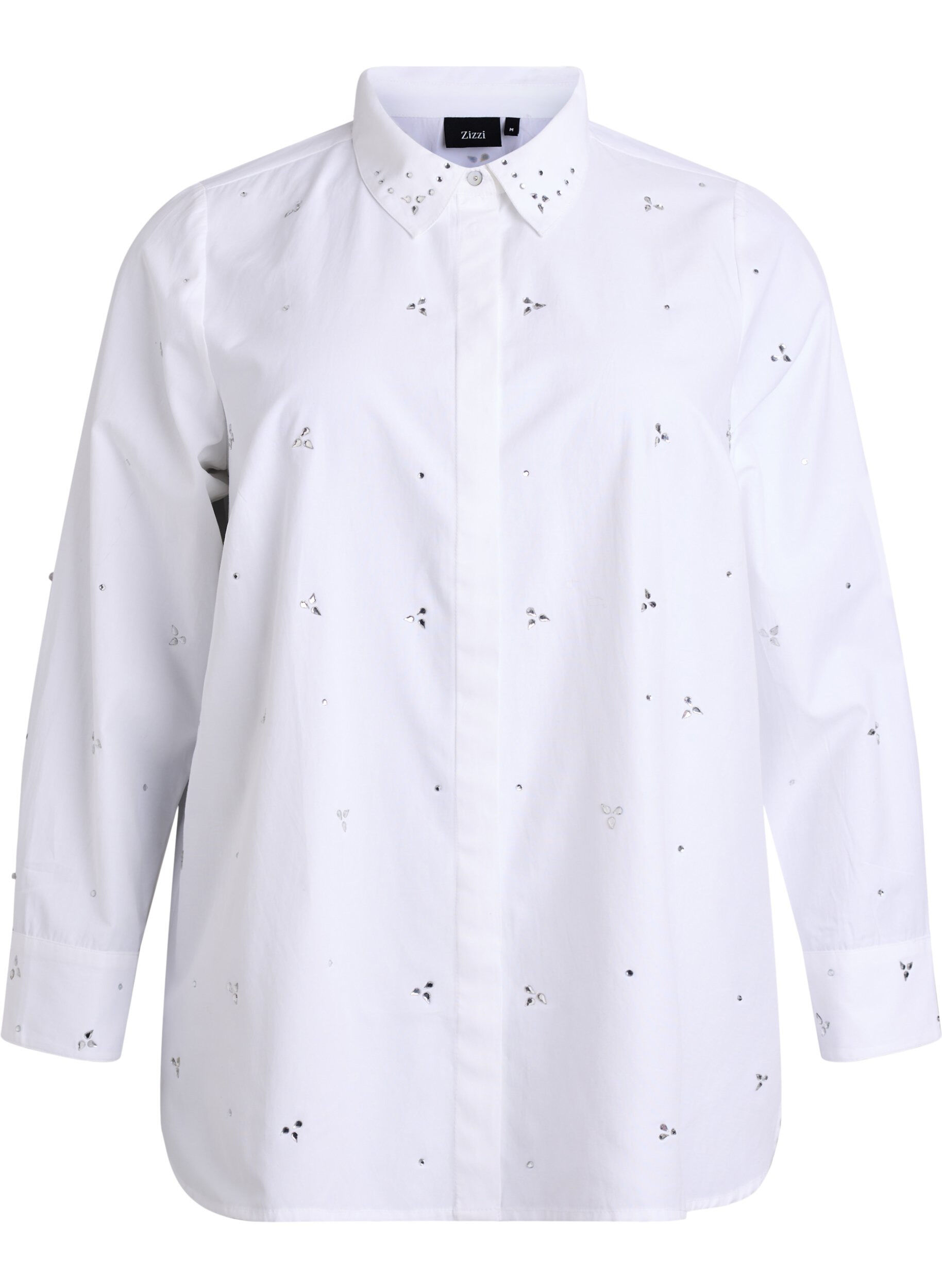 Shirt met strassteentjes