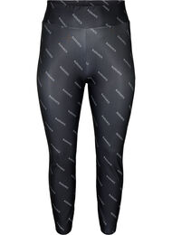 Leggings met print, Black Radiance