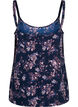 FLASH - Top met print, Navy Rose Flower, Packshot image number 1